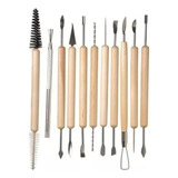 Kit Estecas Para Artesanato Argila Biscuit Massa De Modelar