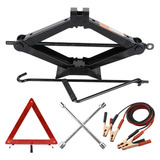 Kit Estepe Carro Macaco Triangulo Chave Roda Cabo De Chupeta