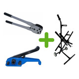Kit Esticador Selador Carrinho Fitas Pet Pp 10 13 E 16mm