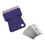 Kit Estilete Com 10 Lâminas P  Raspar Vidro Insufilm Ratinho