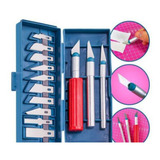 Kit Estilete De Precisão Jogo Com 16 Peças Total Artesanato