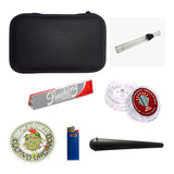 Kit Estojo Case Bag Isqueiro Seda De Vidro Dichavador