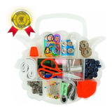 Kit Estojo Ovelha Costura Manual Reparo Rápido Botões Linhas