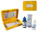Kit Estojo Para Avaliação Teste De Alcalinidade Para Água Piscinas - 03284 Netuno