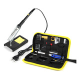 Kit Estojo Para Soldar Avançado Ferro Solda Estanho Suporte