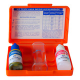 Kit Estojo Reagente Análise Teste Alcalinidade Água Piscina