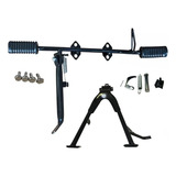 Kit Estribo Pedal Cavalete Lateral Central Cg 150 2009 2013