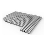 Kit Estrutural Alumínio Cinza Impressora 3d Voron 2 4 350mm