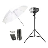 Kit Estúdio Fotográfico Godox K180 Flash Tocha 110v