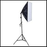 Kit Estúdio Iluminação Fotográfica Tripé E Softbox 50x70