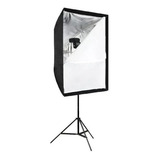 Kit Estúdio Softbox Universal 60x90 Suporte De Flash E Tripé