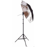 Kit Estudio Sombrinha Refletora
