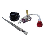 Kit Estufa Termostato Botão Resistencia Lâmpada 110v