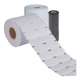 Kit Etiqueta Gôndola 105x30mm Cartão Branca Ribbon Cor Branco
