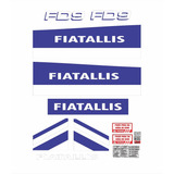 Kit Etiquetas Adesivo Trator Esteira Fiatallis Fd9