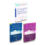 Kit Evangelho: Vivendo O Evangelho Vol. 1 E 2 + O Evangelho Segundo O Espiritismo | Ide Editora