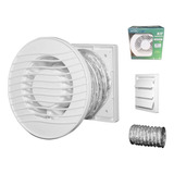 Kit Exaustor Para Ambiente Fechado 150mm Mais Vento Silence