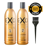 Kit Exoplastia Capilar Exo Hair 2 X 500ml Selagem Brinde