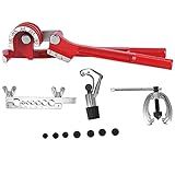 Kit Expansor De Tubo Conjunto De Ferramentas De Alargamento De 7 Furos Dobrador De Tubo Expansor De Tubo De Aço Inoxidável Dobrador De Tubo Manual Ferramenta De Dobra De Tubo