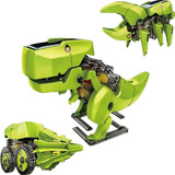 Kit Experimentos Robô Solar T3 3x1 T rex Fácil De Montar
