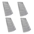Kit Expositor Hot Wheels 4 Caixas Modulares C/ 5 Nichos 1/64