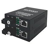 Kit Extensor Conversor De Fibra Óptica   Genérico   Preto   Kit   1 Unidade   Ethernet E Fibra óptica