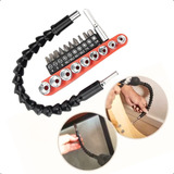 Kit Extensor Flexível Cabo Adaptador Parafusadeira Universal