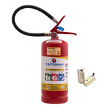 Kit Extintor Pó Químico Abc 4 Kg Suporte Parede Placa