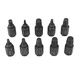 Kit Extrator De Porca Encanta Conjunto De Adaptadores Para Remoção De Parafuso Quebrado Ferramenta Manual Uso Universal