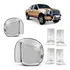 Kit F250 Capa Maçaneta Aplique Retrovisor Cromado 98 99 00