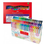 Kit Faber Castell 60 Canetas Fine Pen Colors Ponta Fina 0 4m