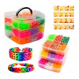 Kit Fabrica Maleta 3000 Elásticos Pulseira Brinde Presente