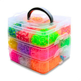 Kit Fabrica Maleta De Elásticos Pulseiras Infantil