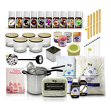 Kit Fabricação De Velas Em Parafina Com Livro