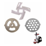 Kit Faca 2 Disco Inox Para Moedor De Carne Britânia Lenoxx