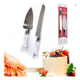 Kit Faca Espátula Bolo Confeitar Torta Pudim Doce Aço Inox