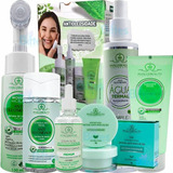 Kit Facial Antioleosidade Phállebeauty Skin Care Pele Oleosa Phálle Beauty Serum Agua Micelar Vitamina C 6 Peças