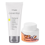 Kit Facial Peeling De Cristal Creme Suavizador De Manchas
