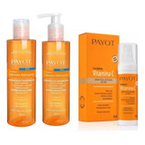 Kit Facial Tônico Sabonete Sérum Antissinais Vit C Payot