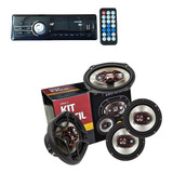 Kit Facil Bravox 6x9 E 6 + Auto Rádio Mp3 R8 M7 7000bt