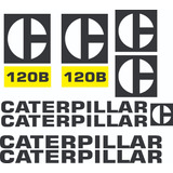 Kit Faixa Adesiva Motoniveladora Caterpillar 120b