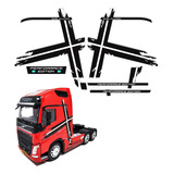 Kit Faixa Adesivo Miniatura 1 32 Volvo Fh Performance Preto