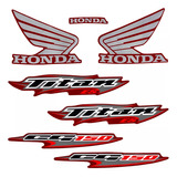 Kit Faixa Adesivos Completo Honda Titan