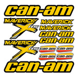 Kit Faixa Adesivos P Can am Maverick Rs Novas Cores