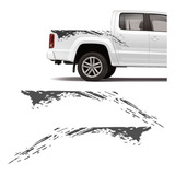 Kit Faixa Amarok Adesivo Lateral Decorativo Personalizado Cor Grafite