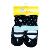 Kit Faixa De Cabelo E Meia Sapatilha Puket Baby 15 À 18m