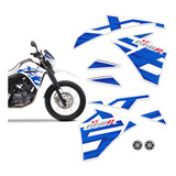 Kit Faixa De Moto Yamaha Xt 660r 2015 2018 Lateral emblemas