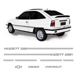 Kit Faixa Kadett Gsi 2 0 1992 1998 Adesivo Traseiro lateral