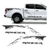 Kit Faixa Nova Ford Ranger 2013/2019 Adesivo Lateral Grafite