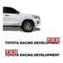 Kit Faixa Toyota Hilux Racing Development Modelo Original Cor Preto